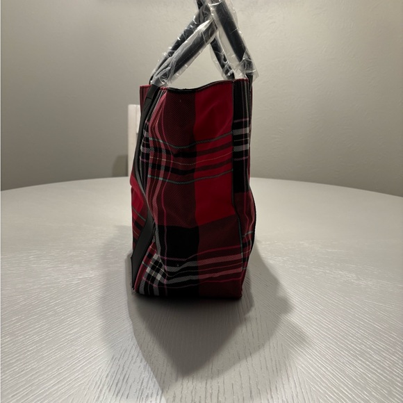 NWT Victoria’s Secret Red and Black Plaid Tote Bag - Picture 13 of 14